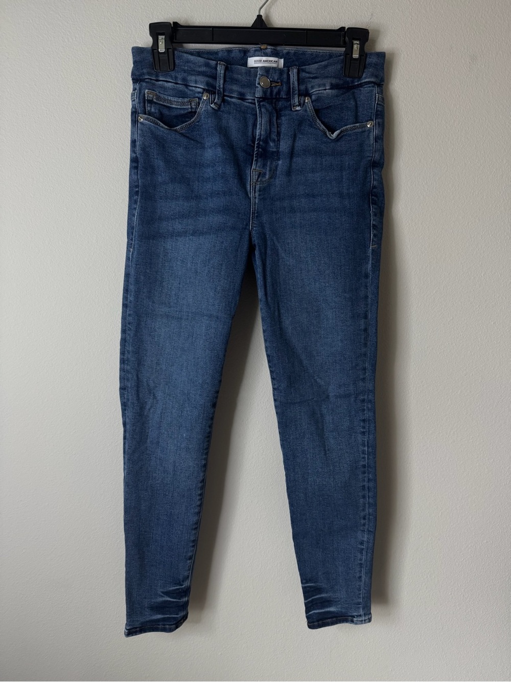 Good American Good Petite Skinny Jeans Women's‎ 6/28 Blue Stretch Denim